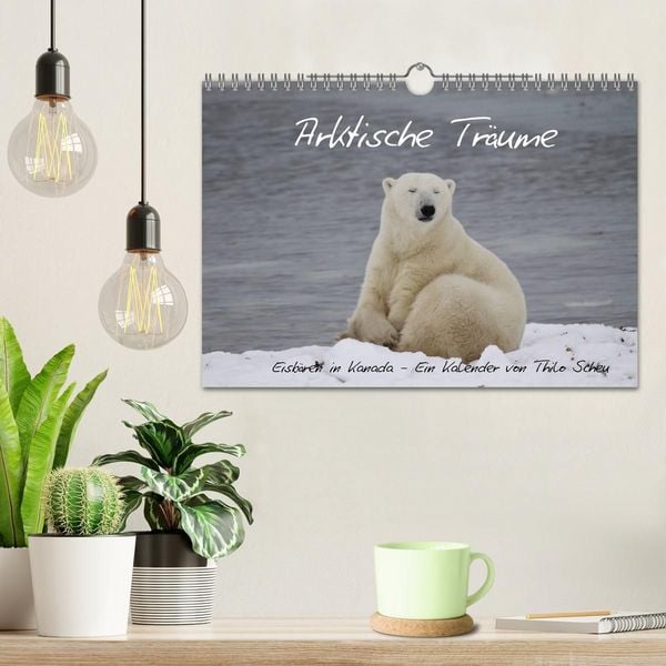 Produktbild: Arktische Tr&auml;ume - Eisb&auml;ren in Kanada (Wandkalender 2027 DIN A4 quer), CALVENDO Monatskalender