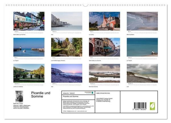 Produktbild: Picardie und Somme (hochwertiger Premium Wandkalender 2026 DIN A2 quer), Kunstdruck in Hochglanz