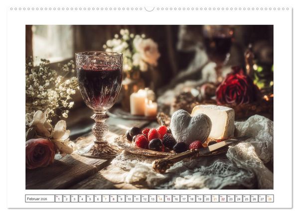 Produktbild: Landleben auf dem Tisch (hochwertiger Premium Wandkalender 2026 DIN A2 quer), Kunstdruck in Hochglanz
