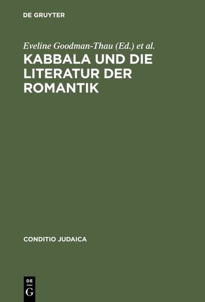 Produktbild: Kabbala und die Literatur der Romantik