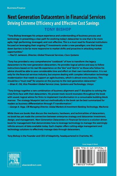 Produktbild: Next Generation Datacenters in Financial Services