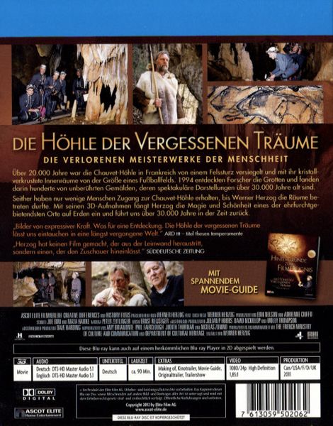 Produktbild: Die H&ouml;hle der vergessenen Tr&auml;ume 3D