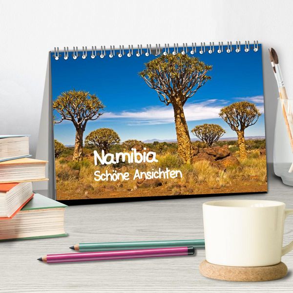 Produktbild: Namibia - Sch&ouml;ne Ansichten (Tischkalender 2026 DIN A5 quer), CALVENDO Monatskalender