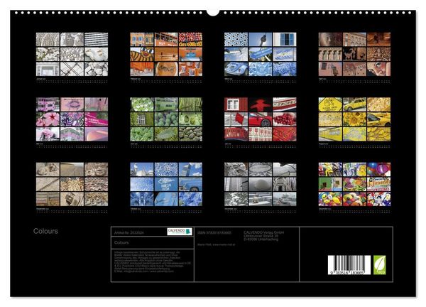 Produktbild: Colours (hochwertiger Premium Wandkalender 2026 DIN A2 quer), Kunstdruck in Hochglanz