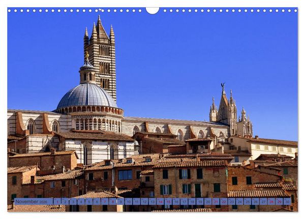 Produktbild: Siena - Stadt des legend&auml;ren Palio (Wandkalender 2026 DIN A3 quer), CALVENDO Monatskalender