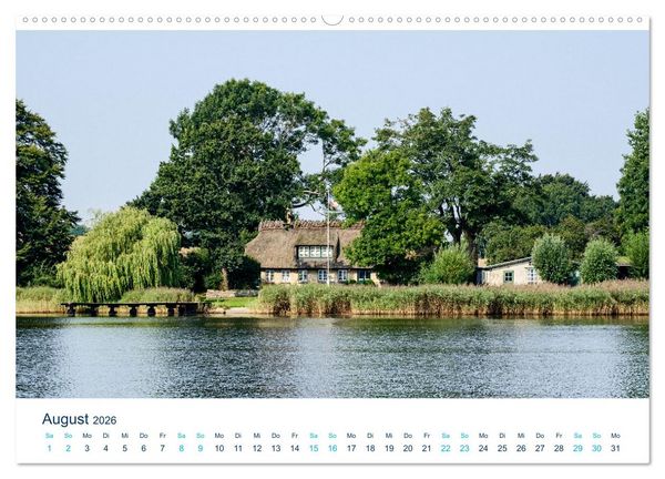 Produktbild: Die Schlei - Segelrevier und Naherholungsgebiet (Wandkalender 2026 DIN A2 quer), CALVENDO Monatskalender