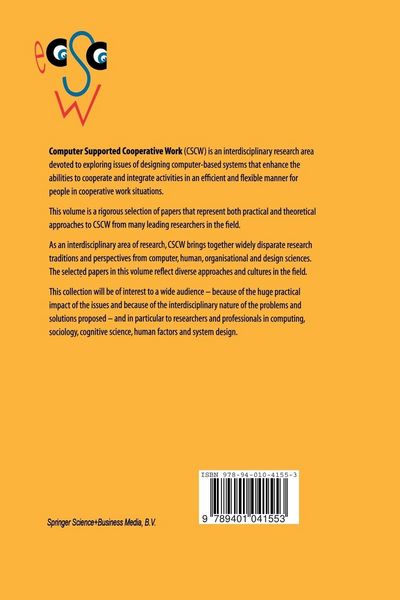 Produktbild: Proceedings of the Fourth European Conference on Computer-Supported Cooperative Work ECSCW &rsquo;95