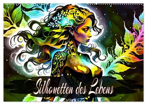 Silhouetten des Lebens (Wandkalender 2026 DIN A2 quer), CALVENDO Monatskalender