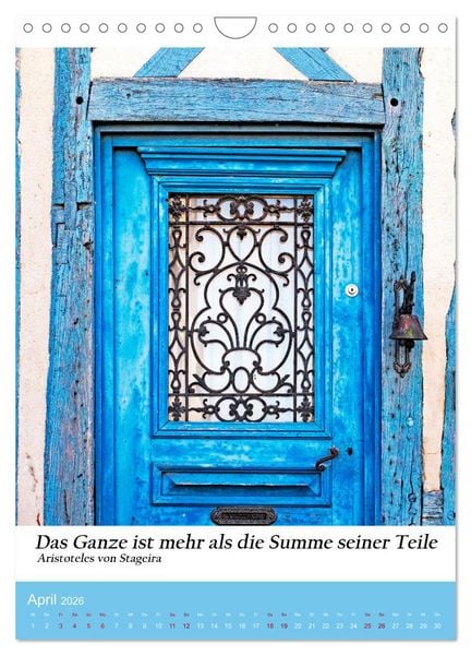 Produktbild: Die Farben blau (Wandkalender 2026 DIN A4 hoch), CALVENDO Monatskalender