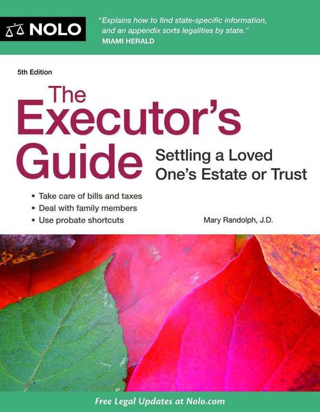 Produktbild: The Executor's Guide: Settling a Loved One's Estate or Trust