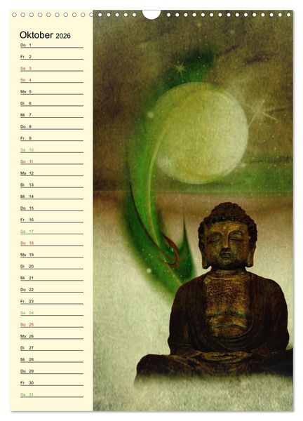 Produktbild: Buddha (Wandkalender 2026 DIN A3 hoch), CALVENDO Monatskalender