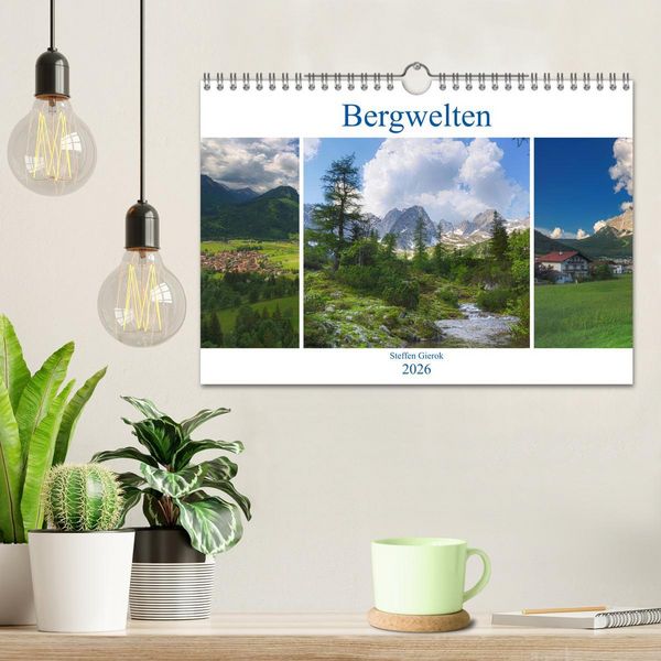 Produktbild: Bergwelten (Wandkalender 2026 DIN A4 quer), CALVENDO Monatskalender