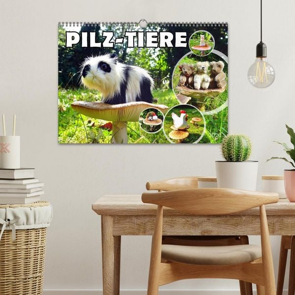 Produktbild: Pilz-Tiere (Wandkalender 2026 DIN A3 quer), CALVENDO Monatskalender