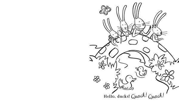 Produktbild: The Bunnies of Hoppity Hill: Coloring Fun