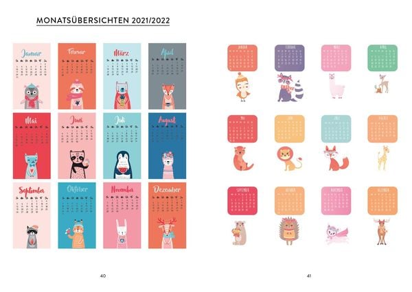 Produktbild: Bullet Journal Stickerbuch &ndash; Tiere: 600 Tiere aus aller Welt &ndash;&nbsp;von s&uuml;&szlig; bis exotisch