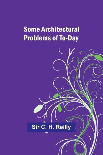 Produktbild: Some architectural problems of to-day