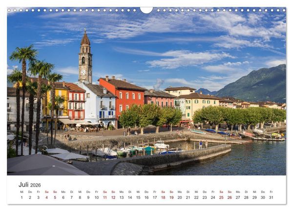 Produktbild: Schweiz - Die sch&ouml;nsten St&auml;dte (Wandkalender 2026 DIN A3 quer), CALVENDO Monatskalender