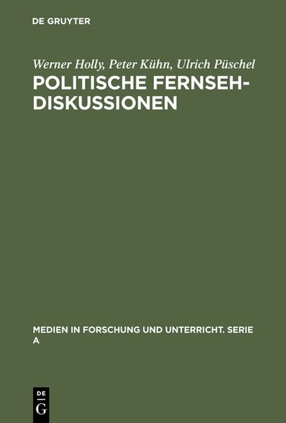 Produktbild: Politische Fernsehdiskussionen