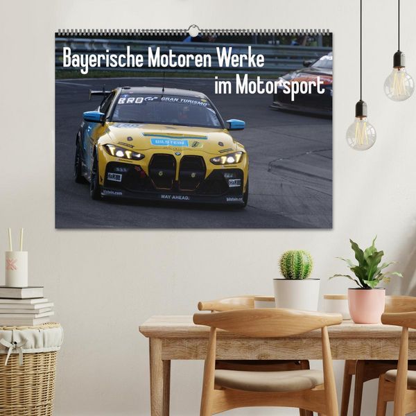 Produktbild: Bayerische Motoren Werke im Motorsport (Wandkalender 2026 DIN A2 quer), CALVENDO Monatskalender