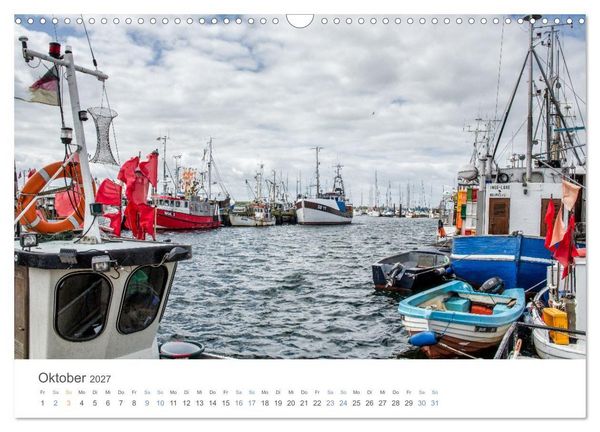 Produktbild: Fischereih&auml;fen an der Ostseek&uuml;ste (Wandkalender 2027 DIN A3 quer), CALVENDO Monatskalender