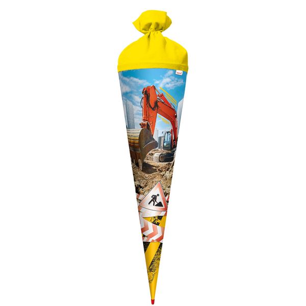 Produktbild: Motivschult&uuml;te, Achtung Bagger, 70cm, Folie