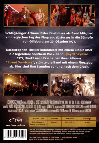 Produktbild: Street Survivors - Die wahre Geschichte des Flugzeugabsturzes von Lynyrd Skynyrd
