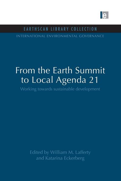 Produktbild: From the Earth Summit to Local Agenda 21