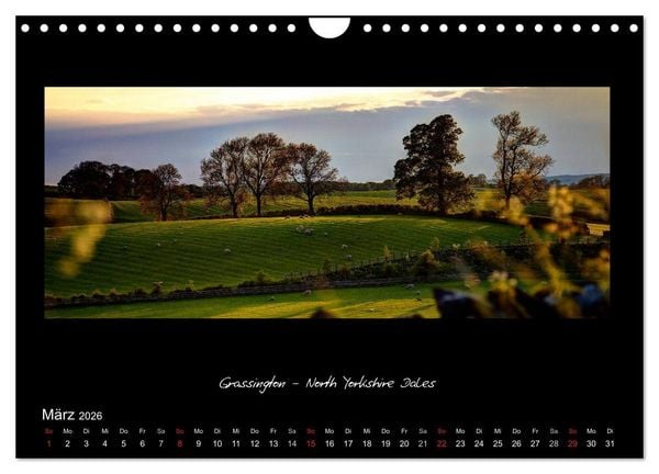 Produktbild: Amazing England - England's sch&ouml;nste Seiten (Wandkalender 2026 DIN A4 quer), CALVENDO Monatskalender