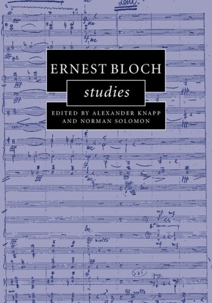 Produktbild: Ernest Bloch Studies
