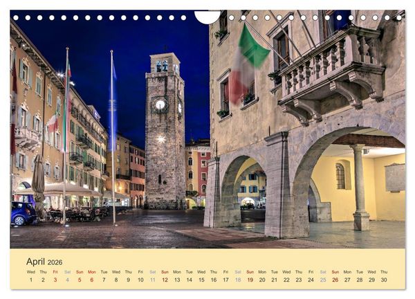 Produktbild: Riva del Garda - the pearl of Lake Garda (Wall Calendar 2026 DIN A4 landscape), CALVENDO 12 Month Wall Calendar
