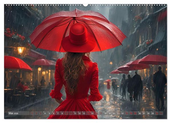 Produktbild: Elegante Momente - Frauen in harmonischer Umgebung (Wandkalender 2026 DIN A2 quer), CALVENDO Monatskalender