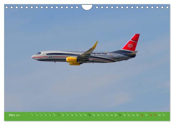 Produktbild: Die sch&ouml;nsten Flugzeug-Bemalungen (Wandkalender 2027 DIN A4 quer), CALVENDO Monatskalender