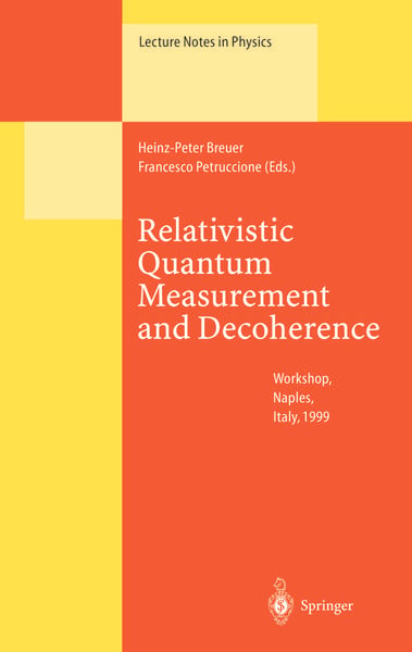 Produktbild: Relativistic Quantum Measurement and Decoherence