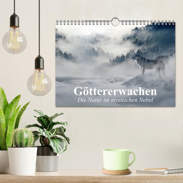 Produktbild: G&ouml;ttererwachen. Die Natur im mystischen Nebel (Wandkalender 2026 DIN A4 quer), CALVENDO Monatskalender