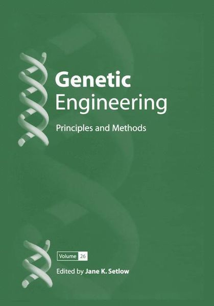 Produktbild: Genetic Engineering: Principles and Methods