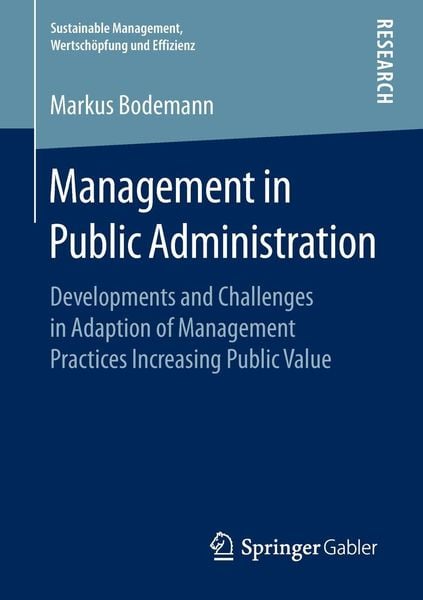 Produktbild: Management in Public Administration