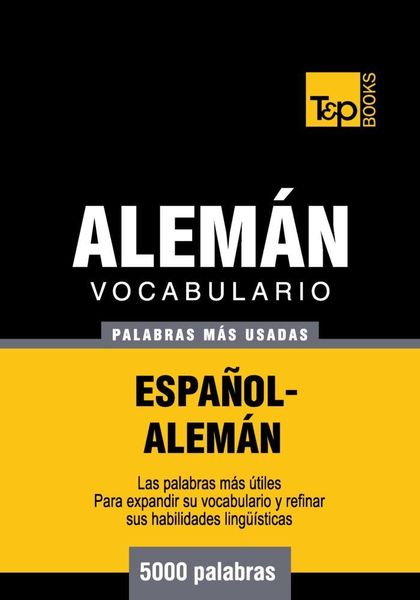 Produktbild: Vocabulario espa&ntilde;ol-alem&aacute;n - 5000 palabras m&aacute;s usadas