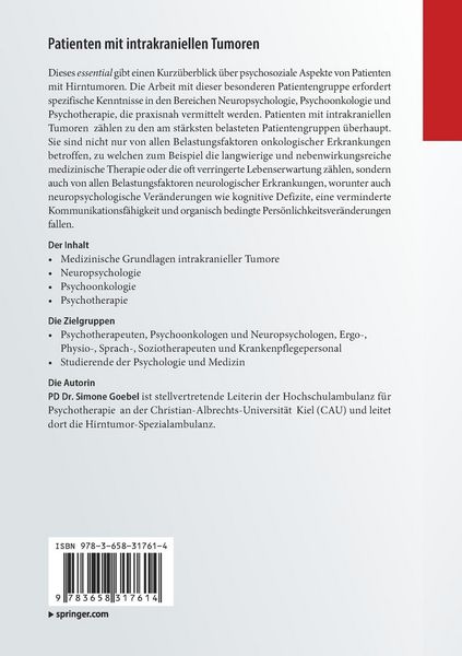 Produktbild: Patienten mit intrakraniellen Tumoren