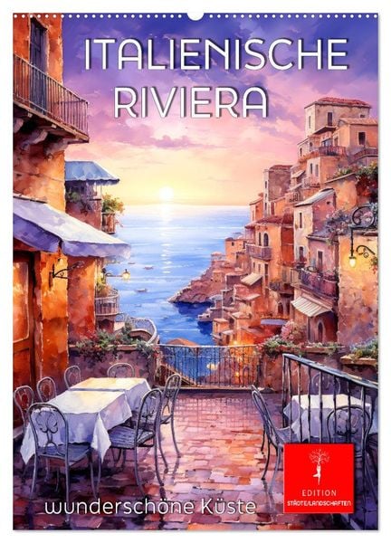 Produktbild: Italienische Riviera - wundersch&ouml;ne K&uuml;ste (Wandkalender 2026 DIN A2 hoch), CALVENDO Monatskalender