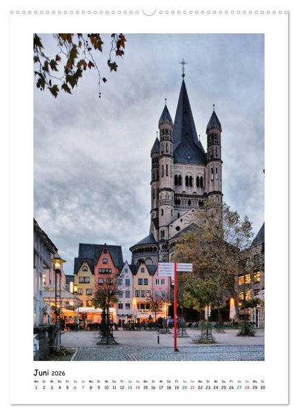 Produktbild: K&ouml;ln - Ansichtssache (Wandkalender 2026 DIN A2 hoch), CALVENDO Monatskalender