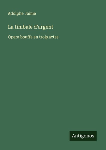 Produktbild: La timbale d'argent
