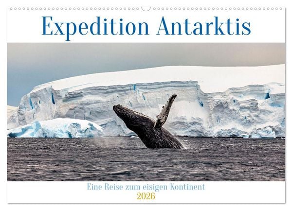 Expedition Antarktis (Wandkalender 2026 DIN A2 quer), CALVENDO Monatskalender