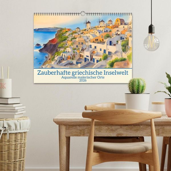 Produktbild: Zauberhafte griechische Inselwelt (Wandkalender 2026 DIN A3 quer), CALVENDO Monatskalender