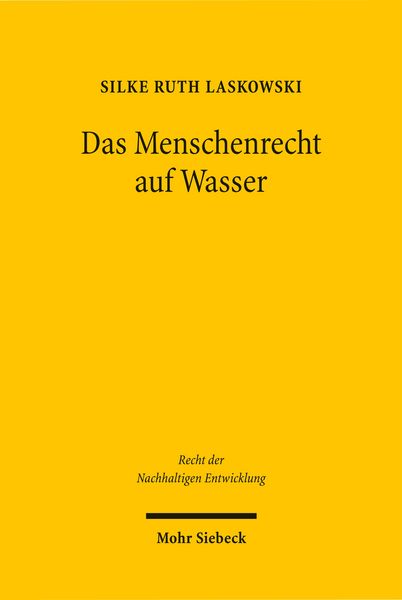 Produktbild: Das Menschenrecht auf Wasser