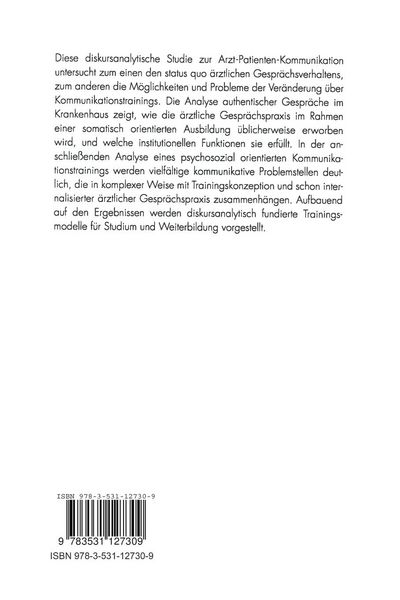 Produktbild: &Auml;rztliche Gespr&auml;chsausbildung