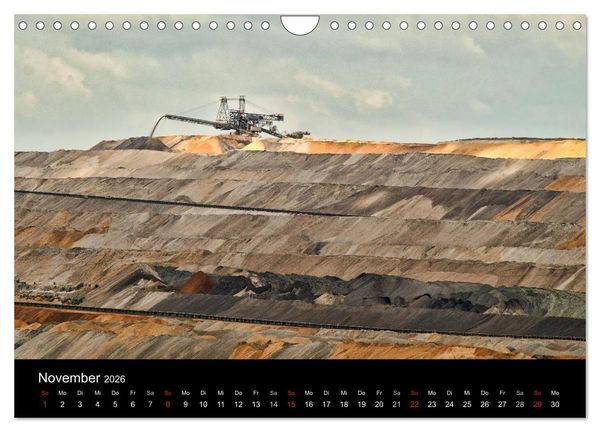 Produktbild: Der Tagebau (Wandkalender 2026 DIN A4 quer), CALVENDO Monatskalender