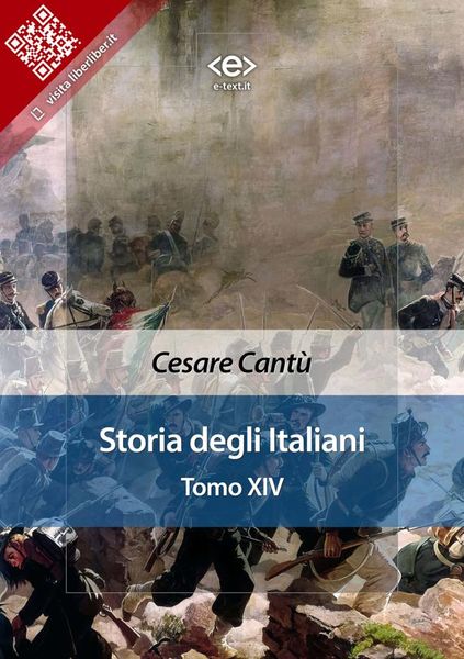 Produktbild: Storia degli Italiani. Tomo XIV