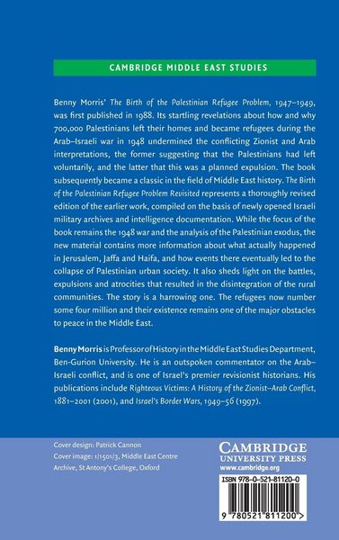 Produktbild: The Birth of the Palestinian Refugee Problem Revisited
