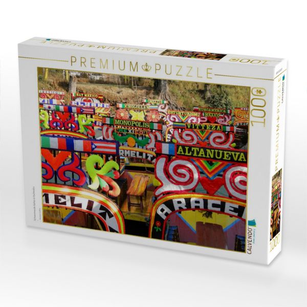 Produktbild: CALVENDO Puzzle Schwimmende G&auml;rten in Xochimilco | 1000 Teile Lege-Gr&ouml;&szlig;e 64x48cm Foto-Puzzle f&uuml;r gl&uuml;ckliche Stunden