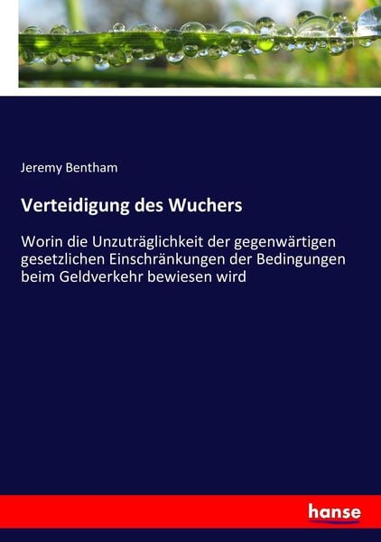 Produktbild: Verteidigung des Wuchers